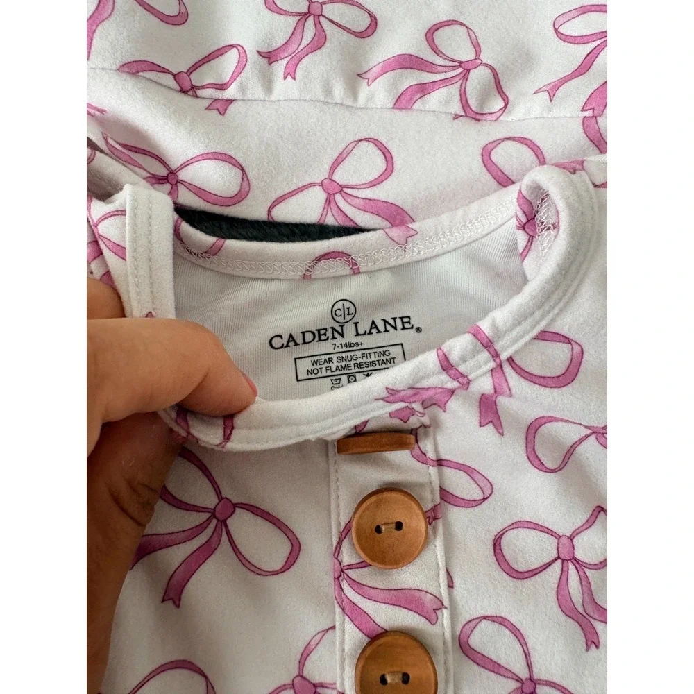 Lot of Three Sleep Gowns Caden Lane Kate Quinn Dwell Slumber Baby 0-3M